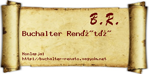 Buchalter Renátó névjegykártya
