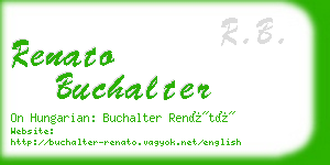 renato buchalter business card